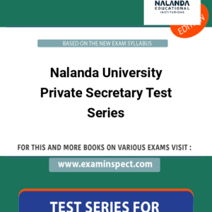 Nalanda University Private Secretary Test Series