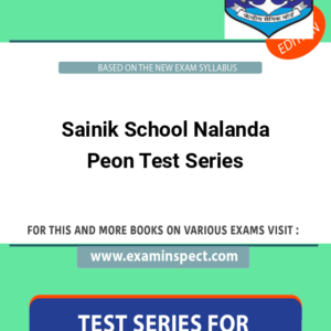 Sainik School Nalanda Peon Test Series
