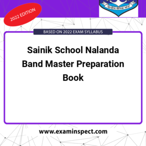 Sainik School Nalanda Band Master Preparation Book