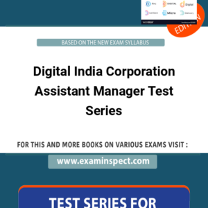 Digital India Corporation Assistant Manager Test Series