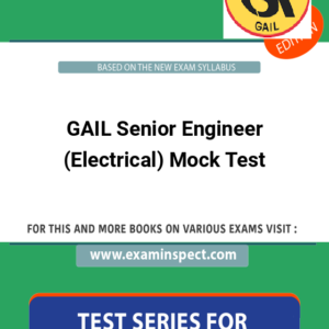 GAIL Senior Engineer (Electrical) Mock Test