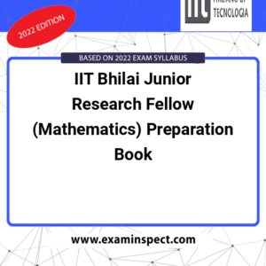 IIT Bhilai Junior Research Fellow (Mathematics) Preparation Book