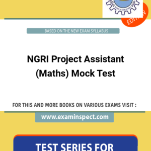 NGRI Project Assistant (Maths) Mock Test