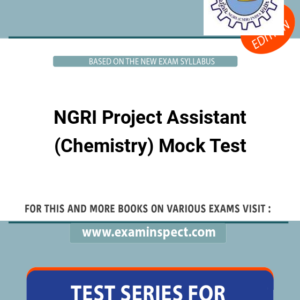 NGRI Project Assistant (Chemistry) Mock Test