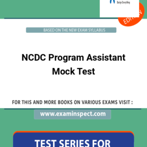 NCDC Program Assistant Mock Test