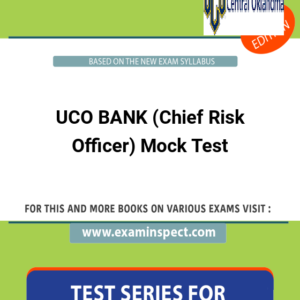 UCO BANK (Chief Risk Officer) Mock Test
