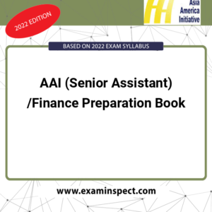 AAI (Senior Assistant) /Finance Preparation Book
