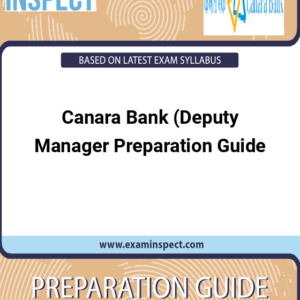 Canara Bank (Deputy Manager Preparation Guide