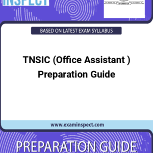 TNSIC (Office Assistant ) Preparation Guide