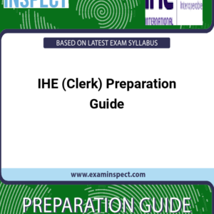 IHE (Clerk) Preparation Guide