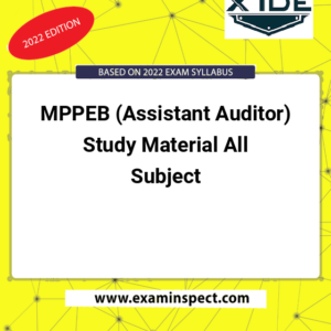 MPPEB (Assistant Auditor) Study Material All Subject