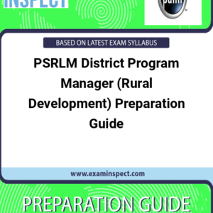 PSRLM District Program Manager (Rural Development) Preparation Guide