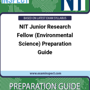 NIT Junior Research Fellow (Environmental Science) Preparation Guide