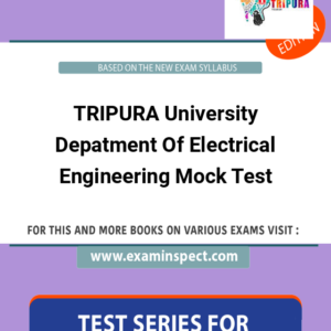 TRIPURA University Depatment Of Electrical Engineering Mock Test