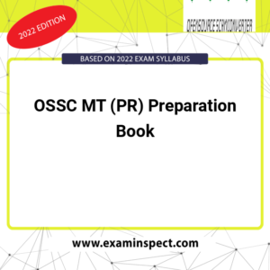 OSSC MT (PR) Preparation Book