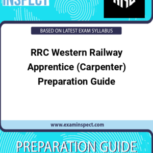 RRC Western Railway Apprentice (Carpenter) Preparation Guide