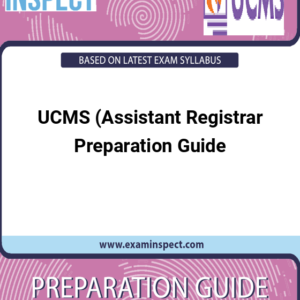 UCMS (Assistant Registrar Preparation Guide