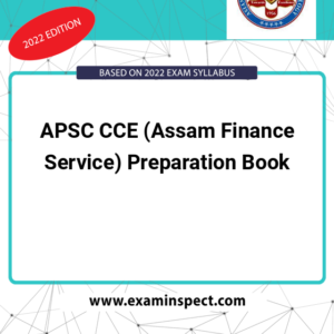 APSC CCE (Assam Finance Service) Preparation Book