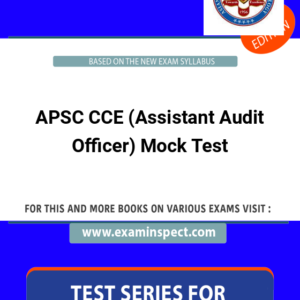 APSC CCE (Assistant Audit Officer) Mock Test