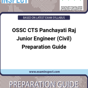 OSSC CTS Panchayati Raj Junior Engineer (Civil) Preparation Guide