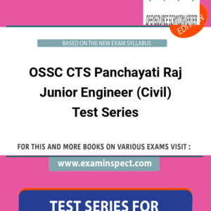 OSSC CTS Panchayati Raj Junior Engineer (Civil) Test Series