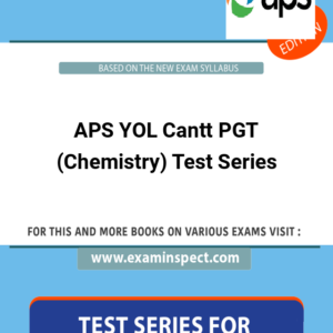APS YOL Cantt PGT (Chemistry) Test Series