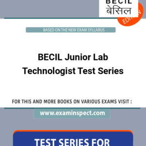 BECIL Junior Lab Technologist Test Series