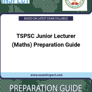 TSPSC Junior Lecturer (Maths) Preparation Guide