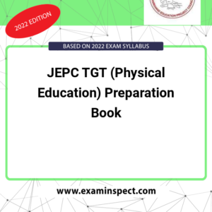 JEPC TGT (Physical Education) Preparation Book