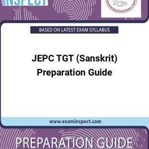 JEPC TGT (Sanskrit) Preparation Guide