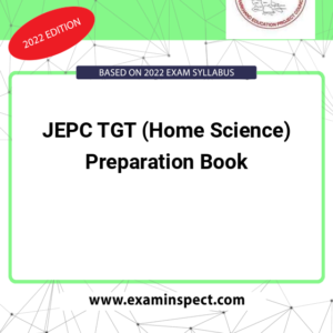 JEPC TGT (Home Science) Preparation Book