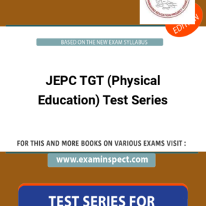 JEPC TGT (Physical Education) Test Series