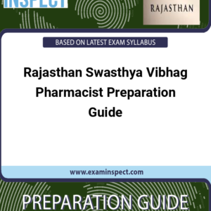 Rajasthan Swasthya Vibhag Pharmacist Preparation Guide