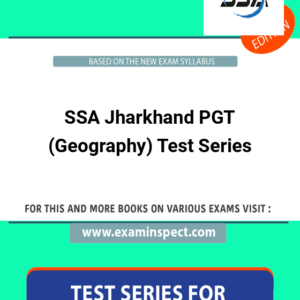 SSA Jharkhand PGT (Geography) Test Series