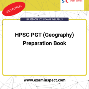 HPSC PGT (Geography) Preparation Book