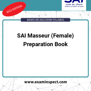 SAI Masseur (Female) Preparation Book