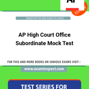 AP High Court Office Subordinate Mock Test