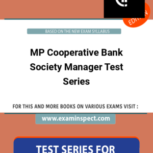 MP Cooperative Bank Society Manager Test Series