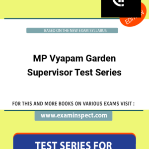MP Vyapam Garden Supervisor Test Series