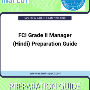 FCI Grade II Manager (Hindi) Preparation Guide