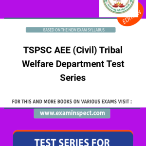 TSPSC AEE (Civil) Tribal Welfare Department Test Series