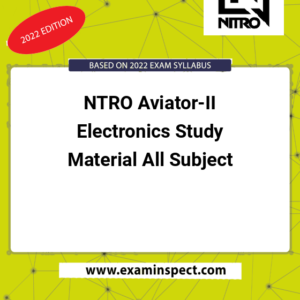 NTRO Aviator-II Electronics Study Material All Subject