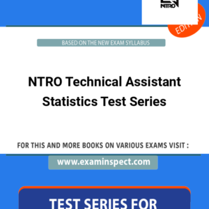 NTRO Technical Assistant Statistics Test Series