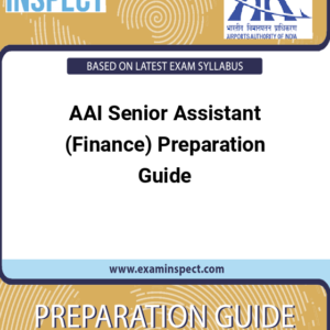 AAI Senior Assistant (Finance) Preparation Guide