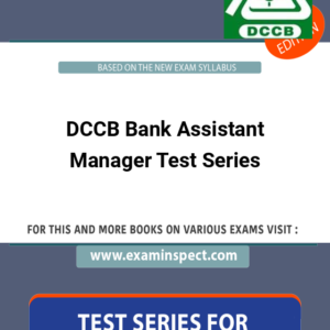 DCCB Bank Assistant Manager Test Series