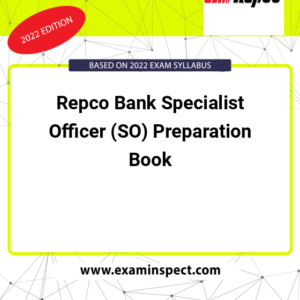 Repco Bank Specialist Officer (SO) Preparation Book