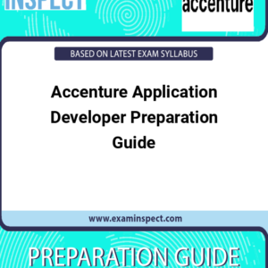 Accenture Application Developer Preparation Guide