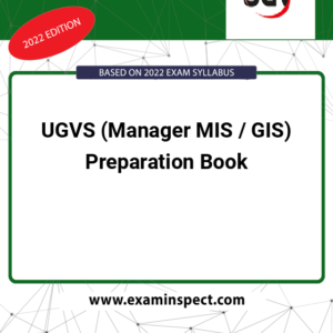 UGVS (Manager MIS / GIS) Preparation Book