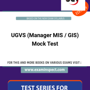 UGVS (Manager MIS / GIS) Mock Test