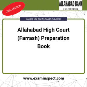 Allahabad High Court (Farrash) Preparation Book